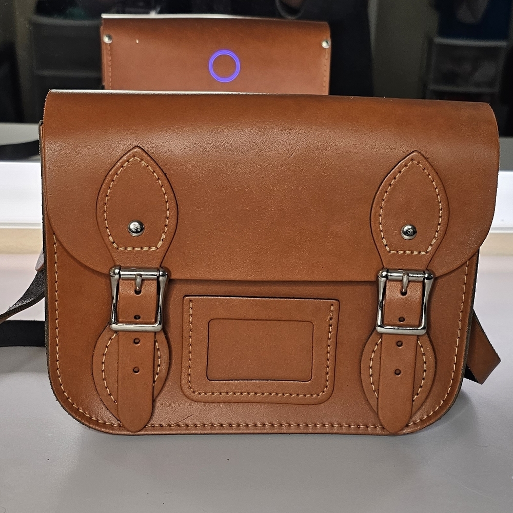 The Leather Satchel Co Festival Bag British Made 1961